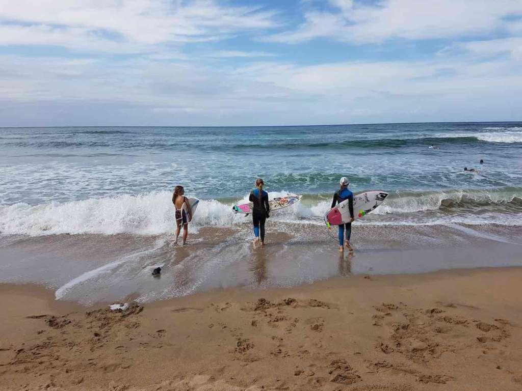 surfing the south coast