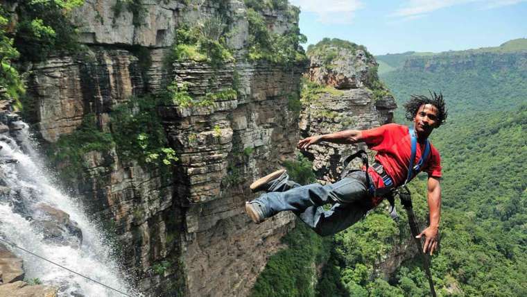 World’s Highest Gorge Swing on the KZN South Coast