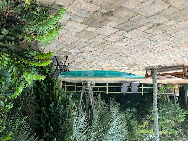 pool area outside luxury suite