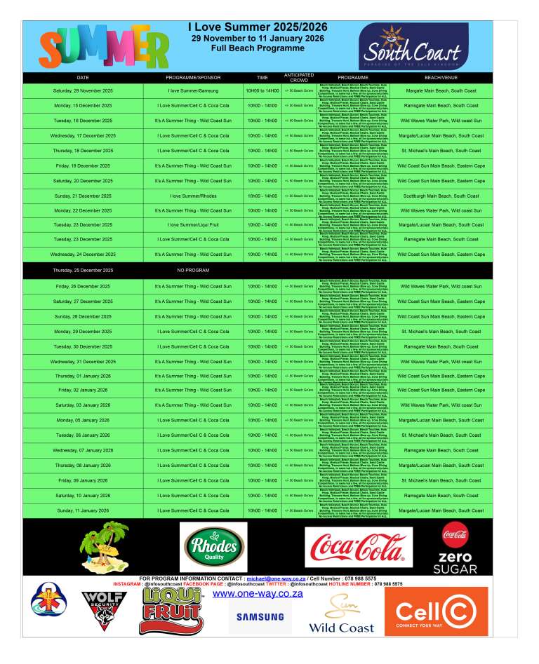 I Love Summer 2025 2026 Amalgamated Final  1 6 768x947